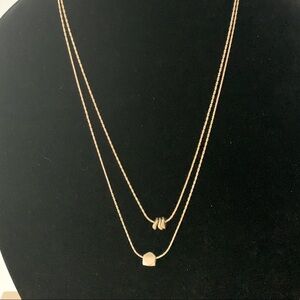 NWT Melrose & Market Two Chain & Pendant Set